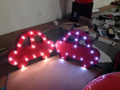 China Various Shape LED Letter Lights / Illuminated Sign Letters Battery Operated for sale