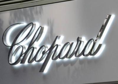 China Polished Stainless Steel LED Backlit Sign Letters Signage With Height 24