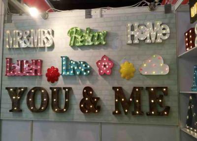 China Vintage Marquee Lighted Letters For Wedding With Customized Colors And Sizes for sale