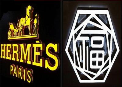 China Full Acrylic Illuminated LED Letters Sign For Lighting Up Shop Front LOGO for sale