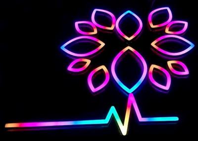 China Illuminated LED Neon Signs / Store Neon Signs With RGB Changeable Colors for sale