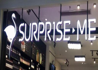 China High Bright Acrylic LED Letters Sign For Indoor / Outdoor Shop Decoration for sale