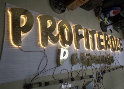 China Stainless Steel Back Lit LED Channel Letters With Hight Bright Lighting for sale