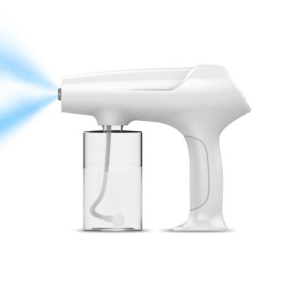 China 340ml Handheld Atomizer Spray Gun Nano Mist Sprayer Cordless Electric Rechargeable ULV Fogger For Office Garden Home for sale