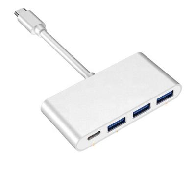 China 4 in One USB C Hub Adapter , USB Type C to PD 3 USB3.0 Charging Adapter for MACBOOK iPad Pro QS 31006 for sale