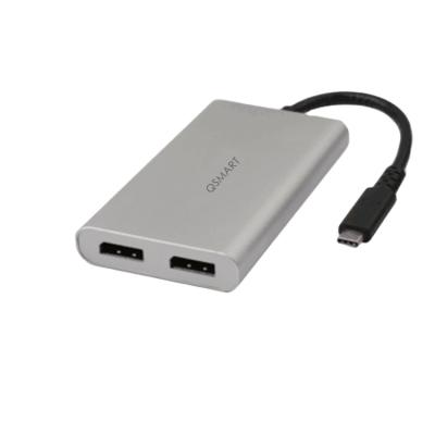 China COMPUTER Thunderbolt 3 To Dual Display Adapter , Type C To DP Converter for sale