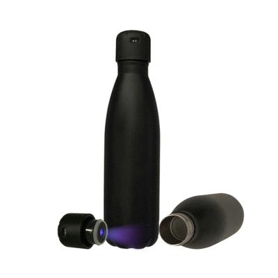 China 500ML Stainless Steel BPA Self Cleaning Viable Free UV Water Bottle UV-C Water Bottle for sale