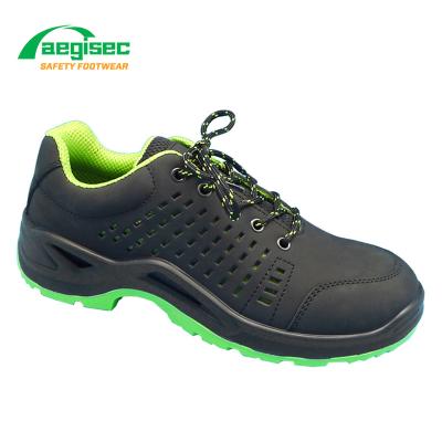 China AEGISEC Mens Sports Safety Shoes Men Sole Industrial Work Toe Cap Safety Shoes Anti-static Nubuck Steel Anti-Slip Nubuck Steel Men's Sports Safety Shoes for sale