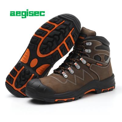 China Insulative AEGISEC Safety Heat Resistant Shoes Toe Cap Penetration Resistance Industrial Work Steel Safety Shoes for sale