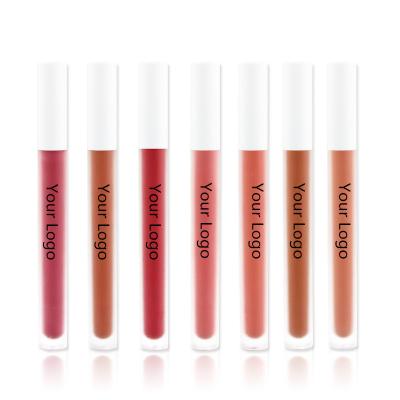 China Waterproof No Private Label Custom Logo Lip Stick OEM Waterproof Long Lasting Matte Liquid Lipstick for sale