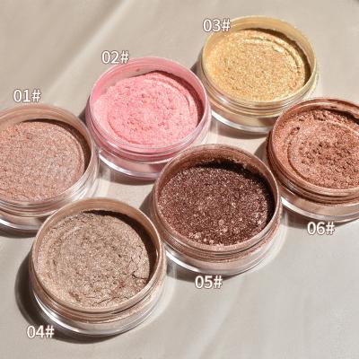 China 2022 New High Quality Private Label 10 Colors Waterproof Long Lasting Oil-control Setting Powder Face Makeup Shimmer Powder for sale