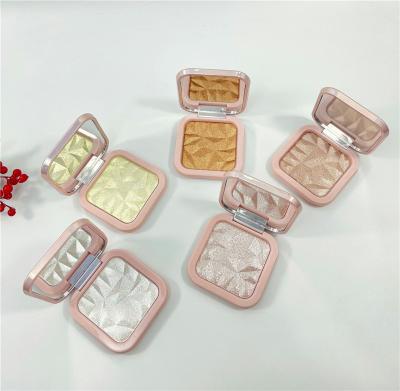 China Private label waterproof vegan high qualitysingle glow highlighters pink rose gold highlight spray cute highlighter bar for sale