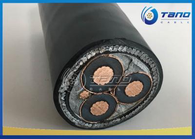 China 12 / 20kV MV XLPE Insulated Power Cable 3 × 120mm2 With CU / AL Conductor for sale