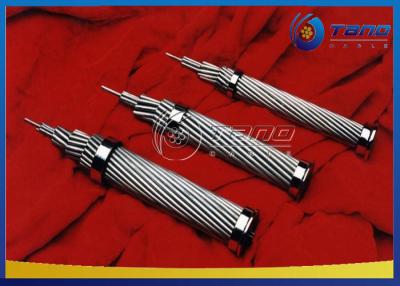 China Galvanized Steel Reinforced Bare Aluminum Conductor Grey Color Convenient Installation for sale