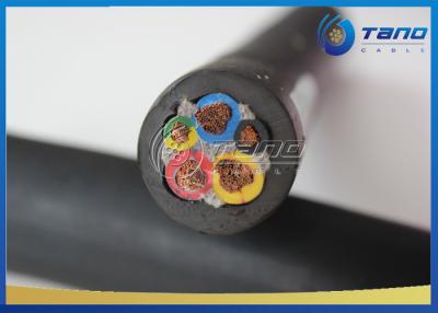 China Welding Rubber Electrical Cable / Rubber Coated Cable With Annealed Copper Conductor for sale