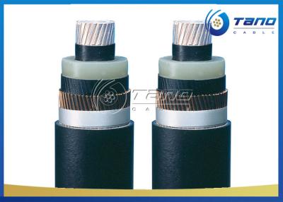 Chine Isolation souterraine 630mm2 du cable électrique de HT de centrale XLPE 110 kilovolts 220 kilovolts à vendre