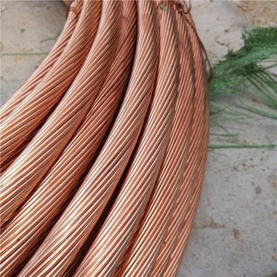 China Bare Conductor Cable Top Quality Hard Drawn  Bare Copper Conductor for sale