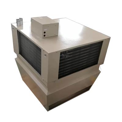 China Hotels 59kW 4900m3/h Vertical Air Supply Air Conditioner Heating And Refrigerating Unit For High Space Factory Warehouse Hall for sale