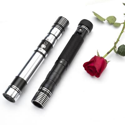 China Aluminum Alloy Polycarbonate Toobaxsaber Design Unique Lightsaber Soft Swing Lightsaber with 16 Font 16 Color Change Focus Sound Gun Sets for sale