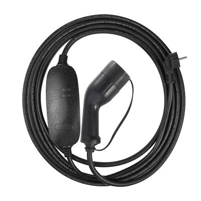 China Electric vehicle electric car battery power EV charger cable EVSE IEC 62196 AC 13A fast type - 2 plug ev car for sale