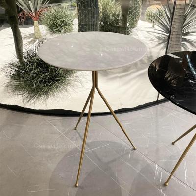 China Custom Brand Adjustable Luxury White Tea Factory Marble Table Sets(Others) For Home for sale