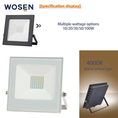 China Powerful Outdoor Solar Flood Lights Illuminate LED Garden Floodlight 60W for sale