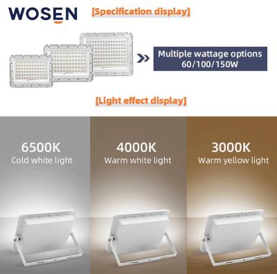 China Luces de seguridad solar comerciales de 100W con sensor de movimiento IP65 a prueba de agua en venta