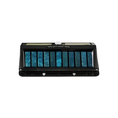 China IP65 Sensores solares exteriores Iluminación de pared Aluminio 4000K Color negro en venta