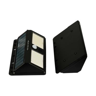 China Luz de larga duración Estilizado y sostenible Negro 3 años de garantía LED Sensor solar Iluminación de pared en venta