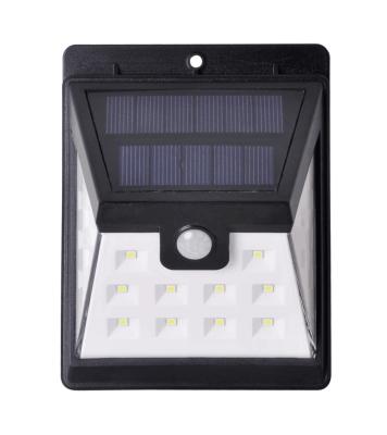 China IP65 20W resistente a la intemperie negro ecológico exterior LED luz solar de pared en venta