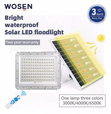 China Quadratisch IP65 Druckguss Aluminium CE RoHS Außen LED Solarstrom-Floodlicht zu verkaufen