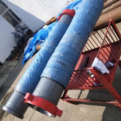 China Oil Base Fluids Plant 200mm Hydraulic Rubber Hose With Flange Or Unions Hose Dredge Wear Resistant Dredge Hose for sale