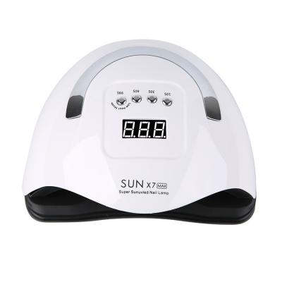 China Professional White Rechargeable LED Gel Nail Lamp Color 45PCS LED 150W Fast Curing LED UV Gel Nail Lamp for sale