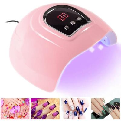 China Newest 54W LED Gel Nail Lamp SUN X4 Fast Curing UV Nail Dryer 54W LED Nail Curing Lamp Led Nail Lamp for sale