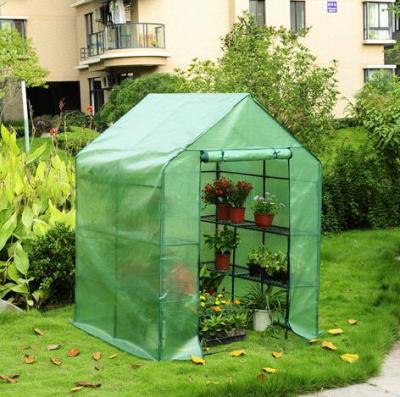 China Easily Assembled High Quality Garden Greenhouse PE Walk Covered Plants To Keep Solarium Warm for sale