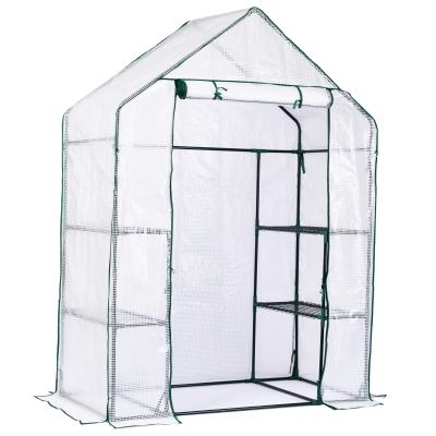 China Easily Assembled Outdoor 143x73x195cm Garden Greenhouse Plants Planting Frameless Blind Flowers Roof for sale