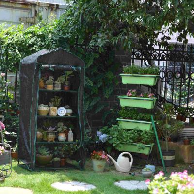 China Easily Assembled 4 Layer Black Sun-shading And Greenhouse Flower Room Sun-proof Succulent Flower Shed for sale