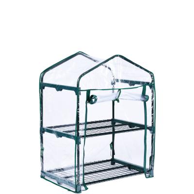 China 2 Story Transparent Plant Greenhouse Easily Assembled Greenhouse Succulent Flower Thrown for sale