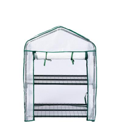 China 2 Tier Mini Greenhouse Small Factory Easily Assembled Greenhouse Suitable For Indoor Garden Outdoor Direct Sales for sale