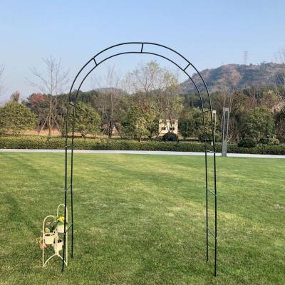 China Easily Assembled Decorative Metal Flower Arches High Quality Wrought Iron Wedding Arches for sale