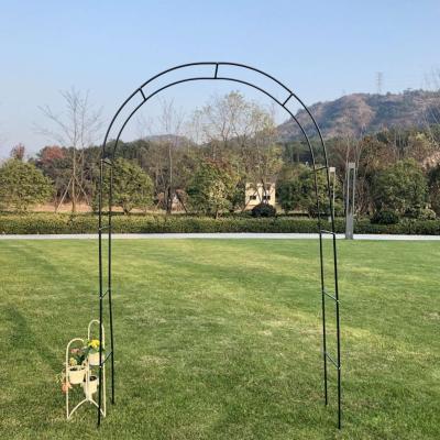 China Easily Assembled Decorative Metal Wedding Wrought Iron Arches Flower Arches For Sale for sale