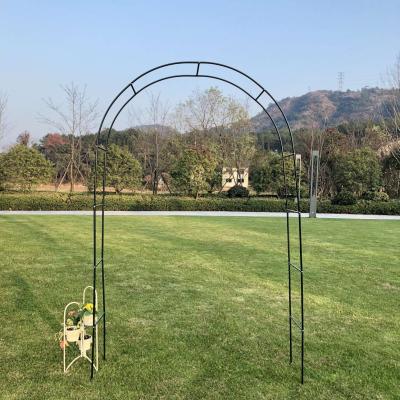 China Easily Assembled Decorative Metal Wedding Wrought Iron Arches Flower Arches for sale