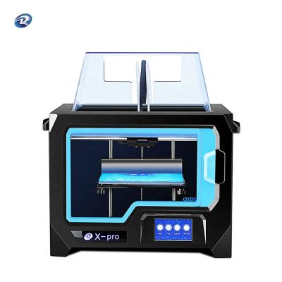 China All new metal frame QIDI 3d printer dual extruder 3d printer X-pro diy machine for sale