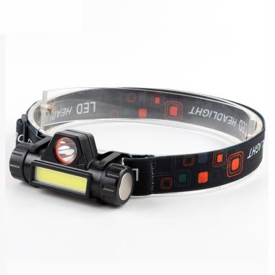 China Multifunctional Emergency LED Headlight USB Charging Strong Magnet Emergency COB Light Outdoor Headlight for sale