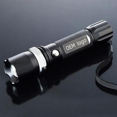 China Hot Selling Buzz Aluminum Alloy Flashlight Has Charger And Type-C Charger Buzz Light Strong Car Light Flashlight for sale