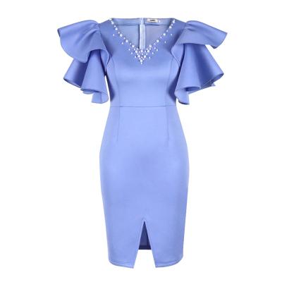 China Factory Spring Summer Autumn No Evening Dresses Knee Length Sustainable Support for sale