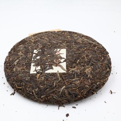 China Many Leaves Best Old Tea Trees Pu'er Tea Cake Pu'er Raw Light Fermented Organic Vintaging Pu'er Tea for sale