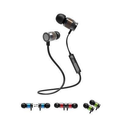 China Magnet Wireless In-ear Earbuds With Metallic Earphone Housing for sale