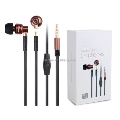 China Detachable In-Ear Bass Push High Quality Metallic In-Ear Earphone With Mic for sale