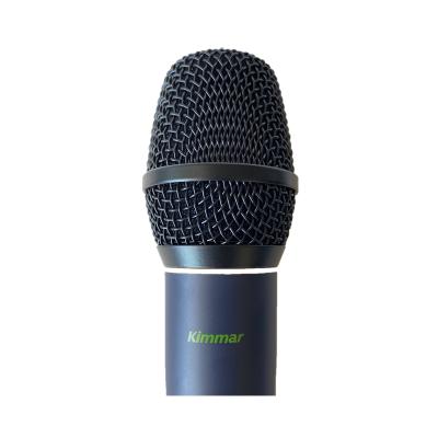 China Kimmar Mic System Handheld Brand Microphone Wireless Microphone Metal Metal with Rechargeable Receiver for Karaoke Singing Party for sale